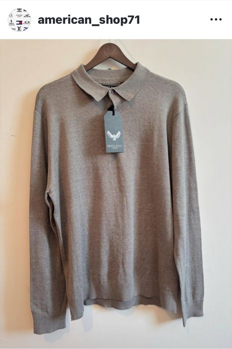 Мужской легкий пуловер