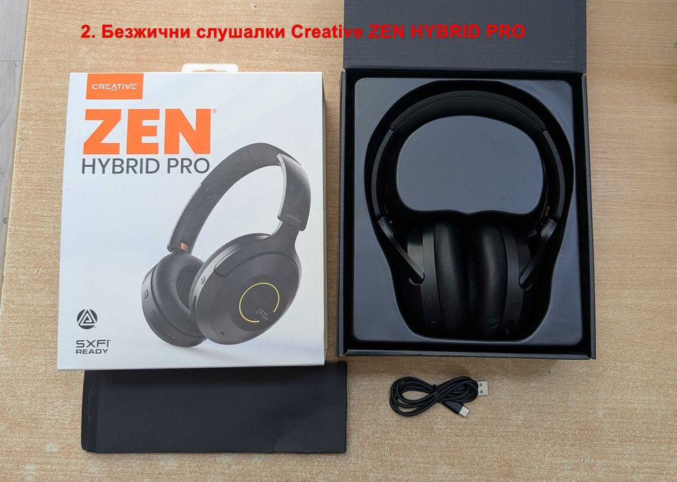 Безжични слушалки Creative ZEN HYBRID PRO Classic SXFI HYBRID GAMER