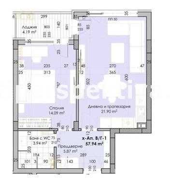 реф.18431 Чисто нов, АКТ 16-бул. Южен!