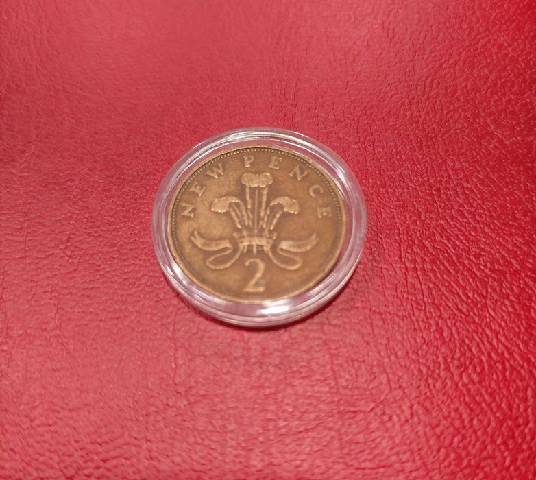 монета Англия 2 New Pence 1971г