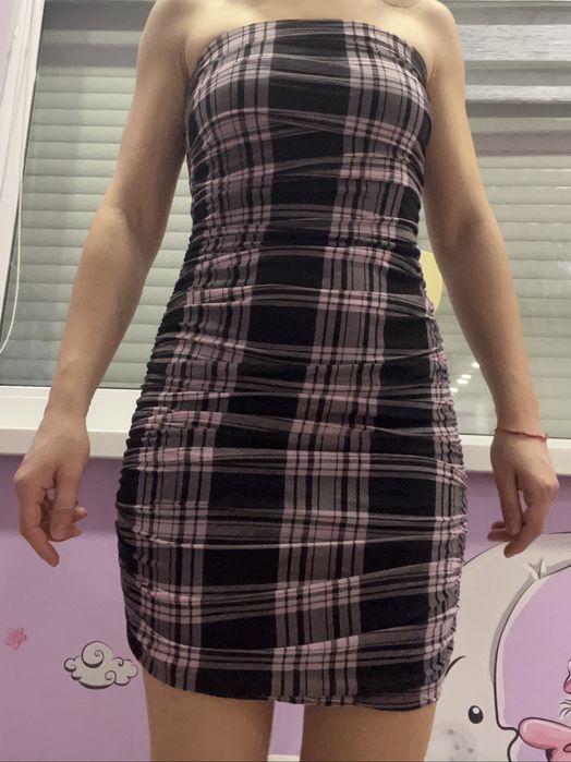 Рокля в розово и черно Kiki riki