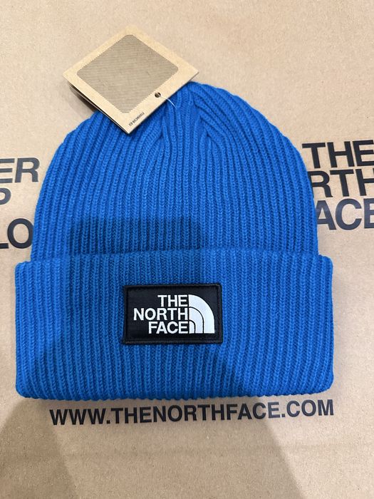 The North Face box logo cuffed beannie зимна шапка