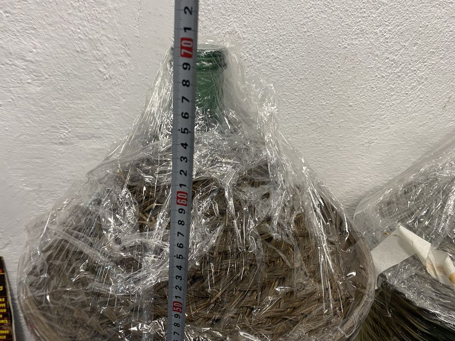 Големи стъклени дамаджани бутилки 54 литра