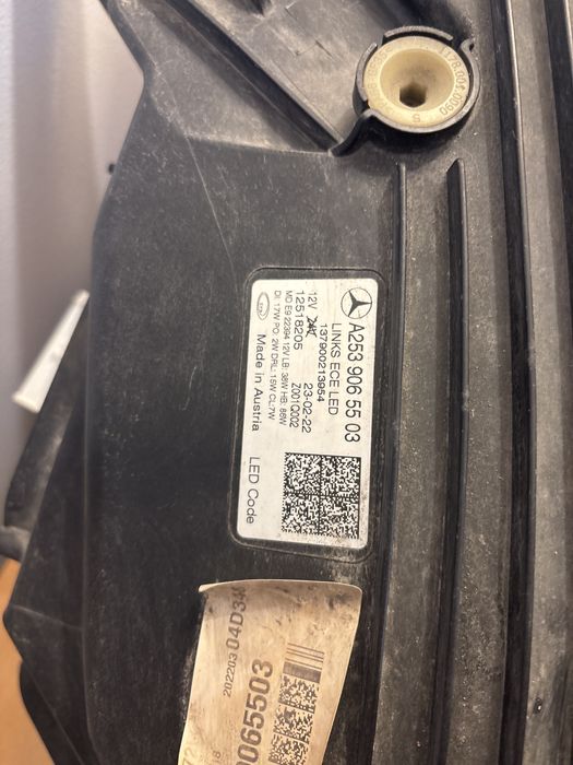 Фар Mercedes GLC A253 MULTIBEAM