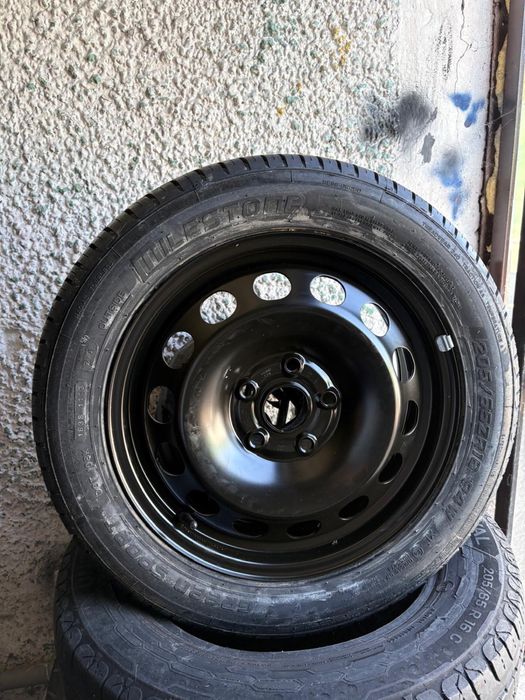 Titlu: Roata rezervă nouă +kit complet cric cheie nou VW Skoda 5x112