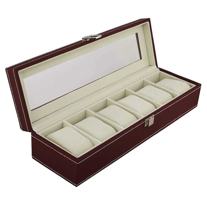 Шкатулка для Часов 6 мест - ПОДАРКА