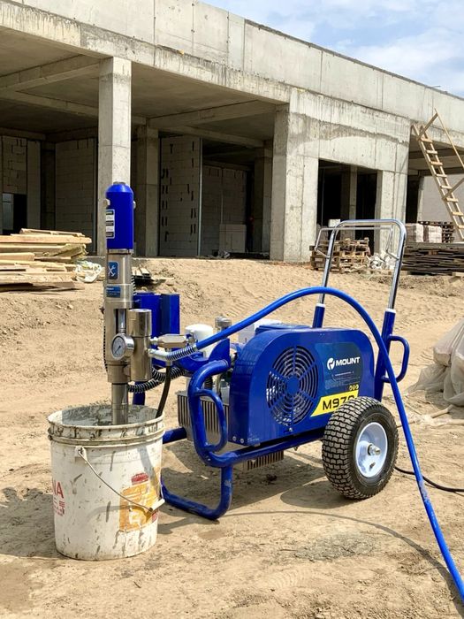 Гидрапоршневой шпаклевочный окрасочный апарат безвоздушный краскопульт