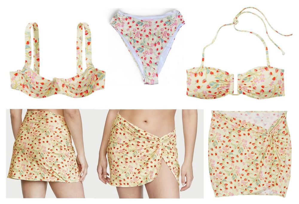 Бански Victoria's Secret, четири части, M - L, нов