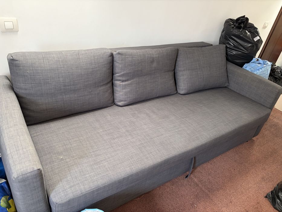 Canapea extensibila ikea + topper cadou