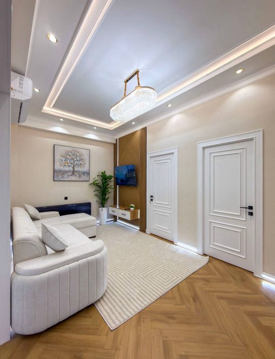 3/5/7 новостройка Новый ремонт мебелью техника Ялангач ЖК ЮУТ