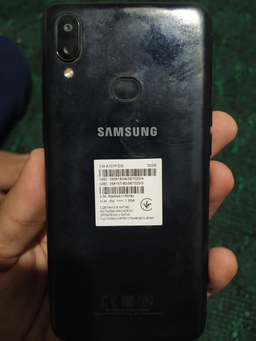 Samsung A10s 1 yil garatiya