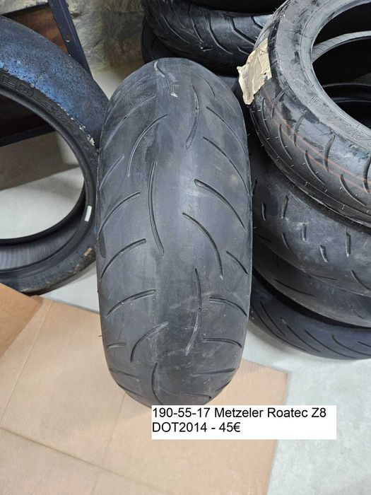 Мото гуми размер нови и втора ръка 180/55-17 и 190/55-17