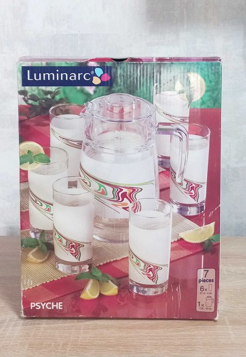Набор для напитков Luminarc (кувшин + 6 стаканов)