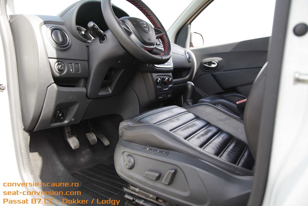 Sistem adaptare scaune de Passat B7 CC pe Lodgy Dokker