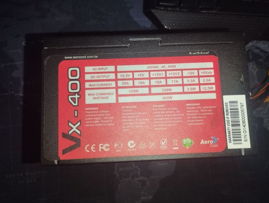 Vx 400w aerocool