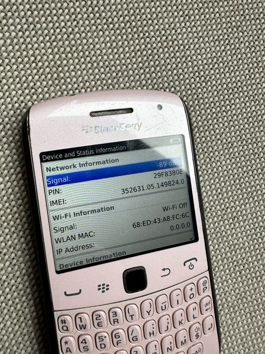 BlackBerry Curve 9360 Apollo Pink