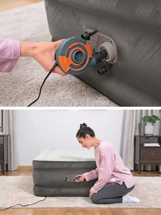 Кровать надувной-191х97х46 см. Доставка бесплатно