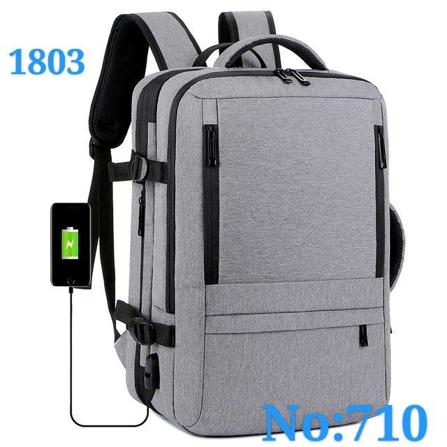 Городской смарт-рюкзак с функцией расширения и USB портом. 3730