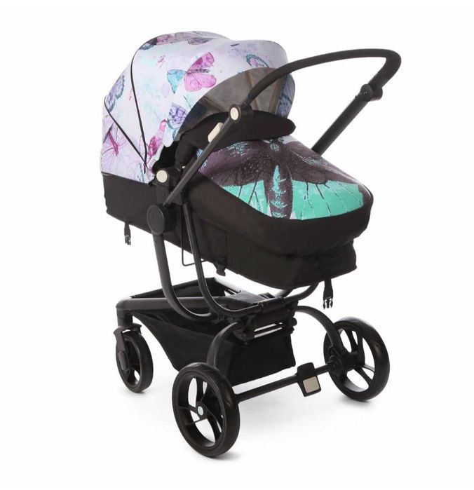 Коляска-трансформер Babyton Spider Blue 2 в 1, б/у