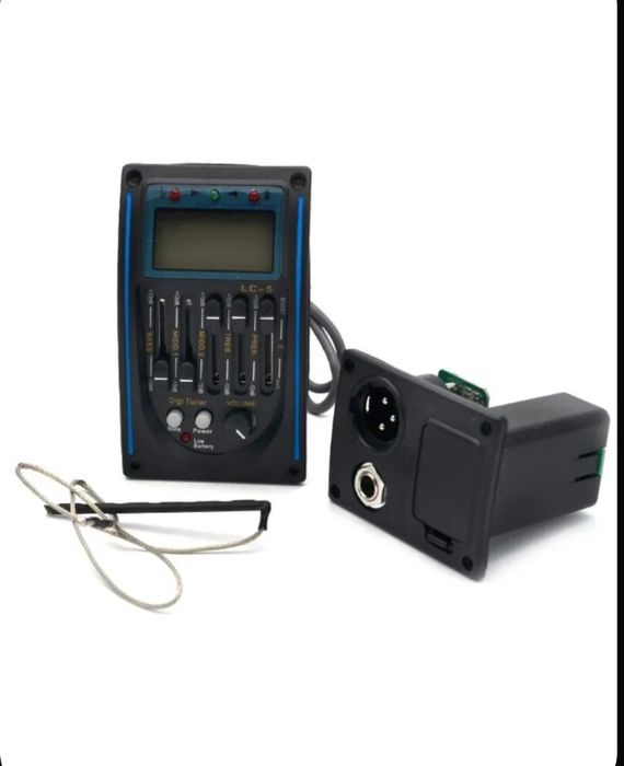 Звукосниматель для акустической гитары с 5 ти полосным эквалайзером