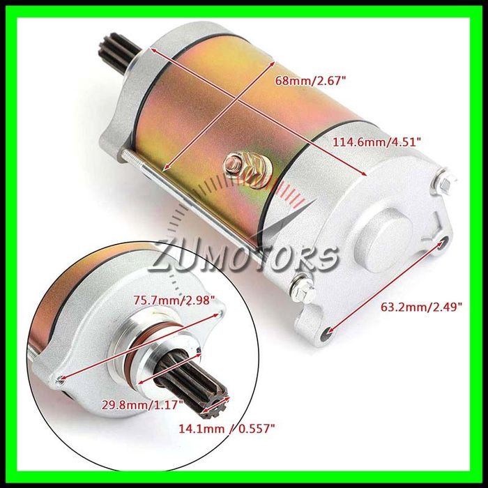 Electromotor Atv CFMOTO 400 450 520 550 625 CForce UForce ZForce