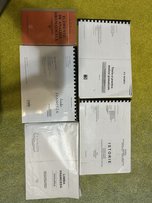 Materiale admitere Academia de poliție (română, franceză, istorie)