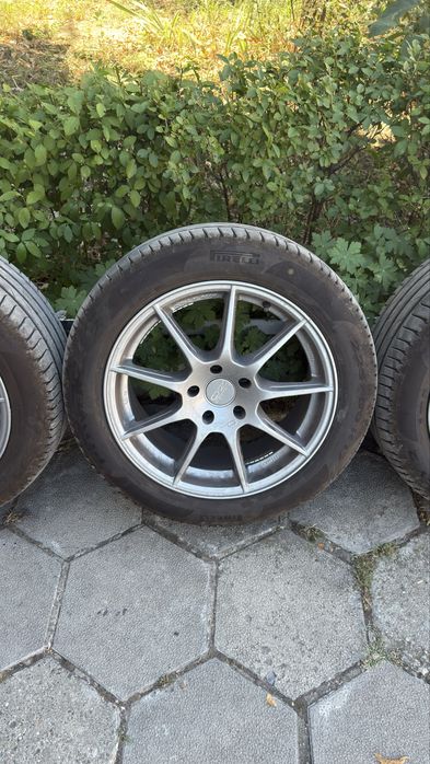 5 112 17 OZ omnia с летни гуми Pirelli 225/50/17