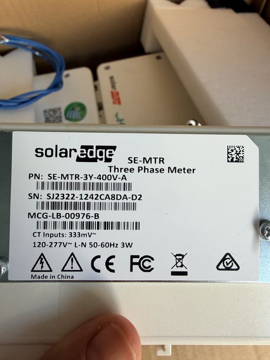 Echipamente SolarEdge 3 kW – invertor + StorEdge + Smart Meter