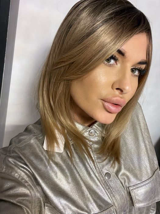 Peruca blond caramel / saten