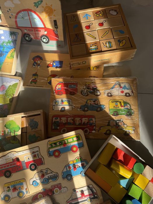 Lot jucarii din lemn