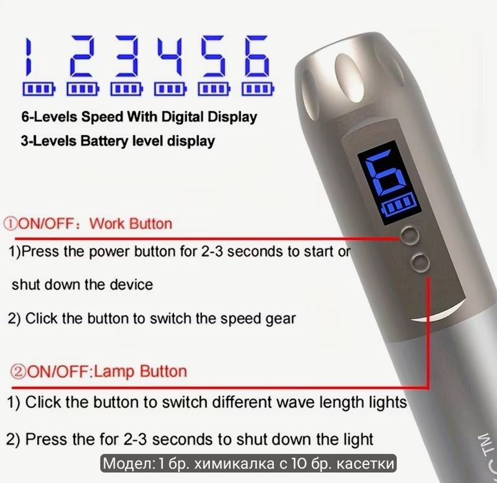 Hydra derma pen H6