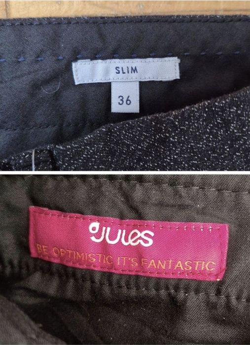 Pantaloni conici eleganţi office Jules, Slim, damă - 36