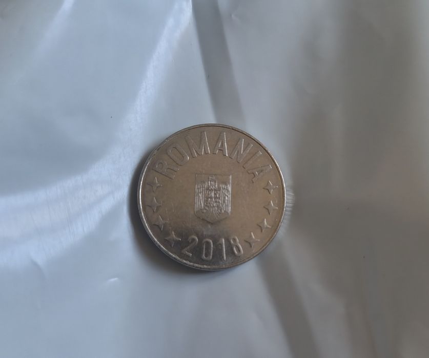 Moneda 10 bani cu eroare de fabricatie