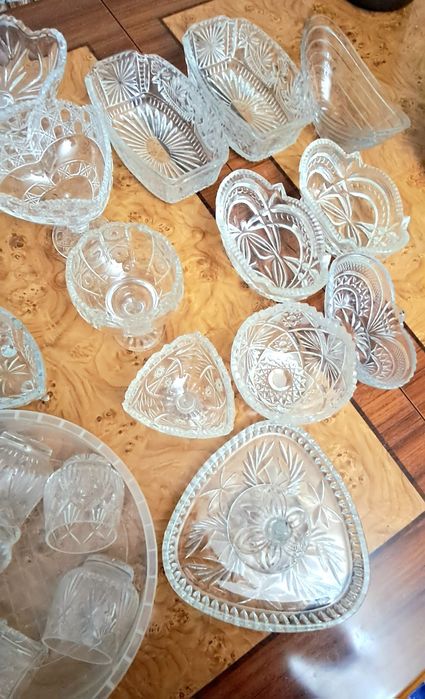 Стеклянный сервиз (винтаж)