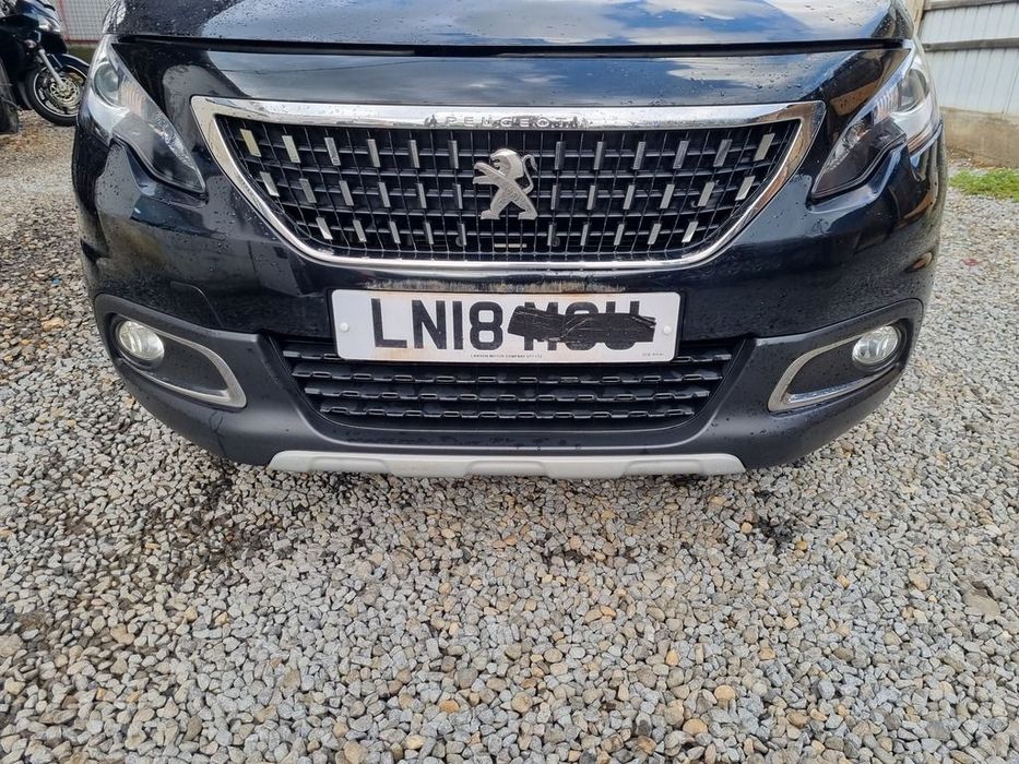 Bara fata Peugeot 2008 Facelift 2016 - 2019 Perla Nera Schwarz KTV (1299) model fara ...