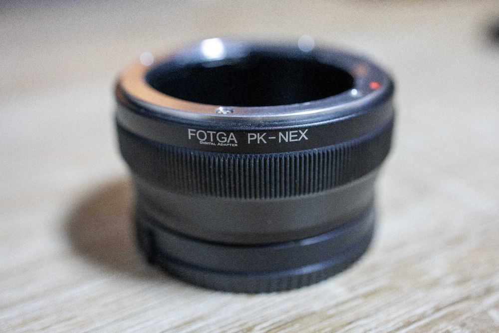 Obiectiv Revuenon MC 50mm F1.4 + adaptor Sony FE