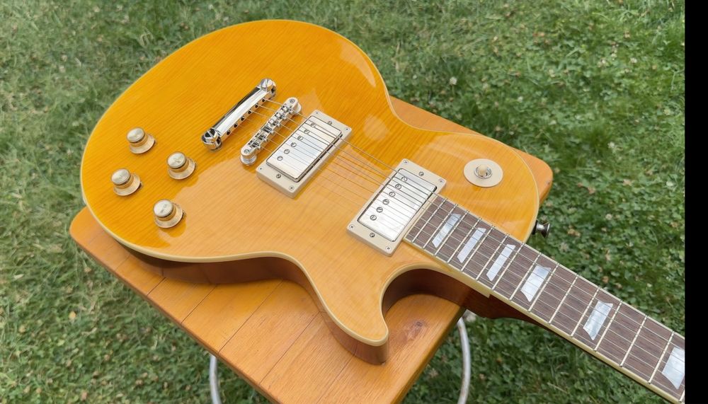 Epiphone Kirk Hammett "Greeny" Les Paul Standard китара с кейс