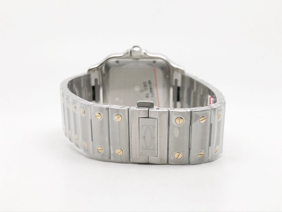 Cartier Santos de Cartier 40mm Steel/Yellow Gold - Сив циферблат - QC снимки - Автоматичен