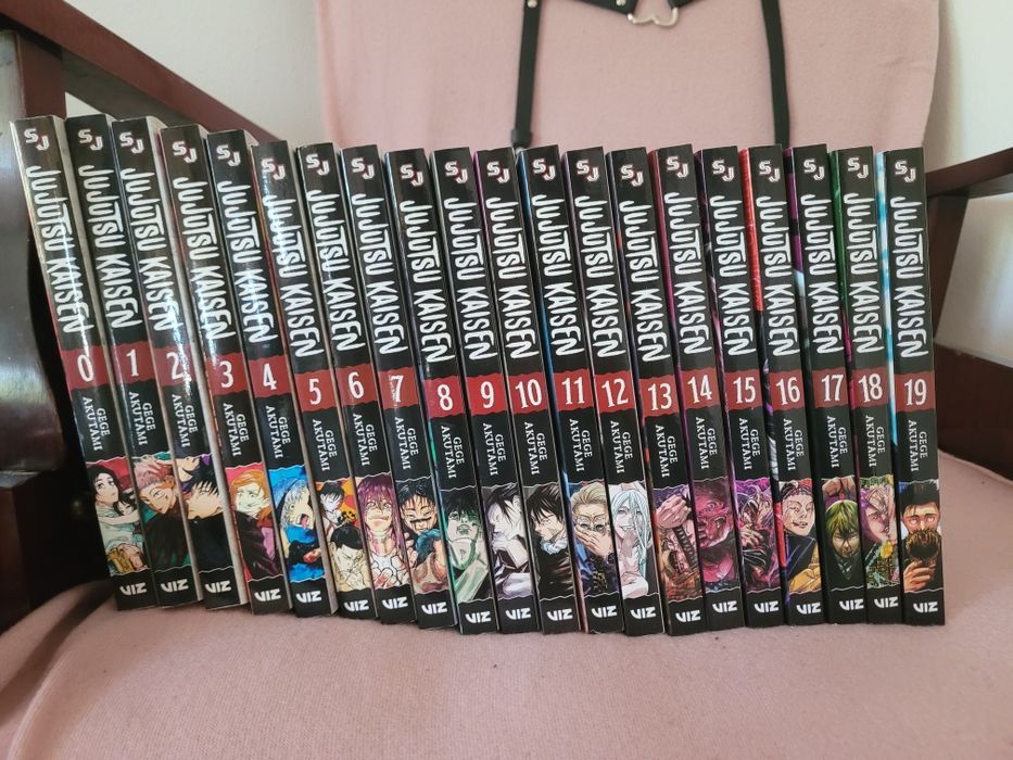 Manga Jujutsu Kaisen lb. engleză, vol. 0-19