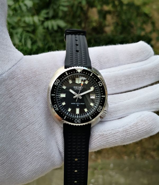 Ceas automatic Seiko Mod Captain Willard 1970  curea silicon