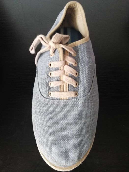 Pantofi albastri cu șiret 38 (23 cm)