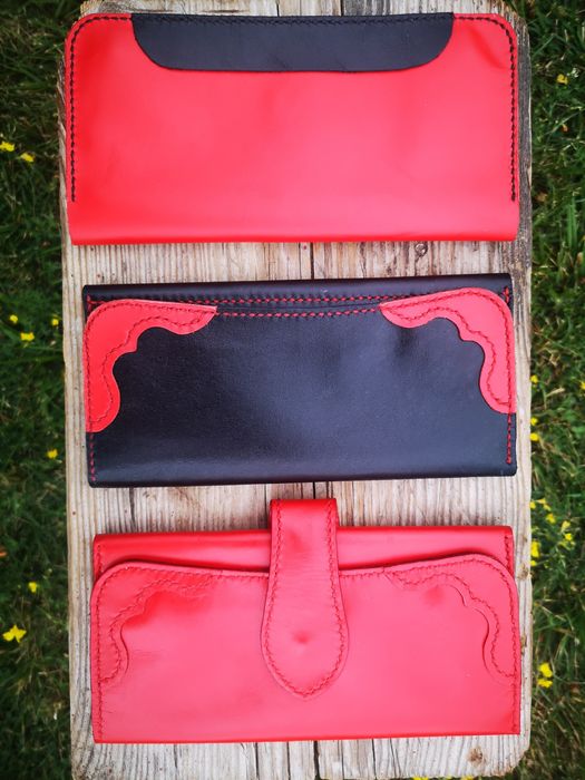 Дамско портмоне естествена кожа