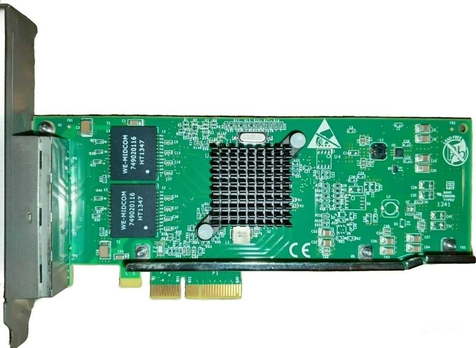 2-x и 4-x портовые сетевые карты Gigabit Ethernet PCie