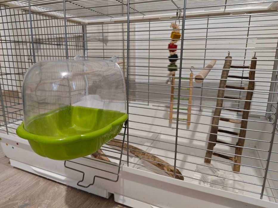 Colivie pentru păsări Interzoo Fiona Mini 78x48x51 cm cu accesorii