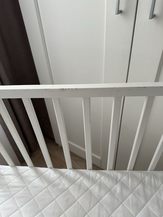 Pătuț MINI 40*90 cm cu roti si laterala culisanta