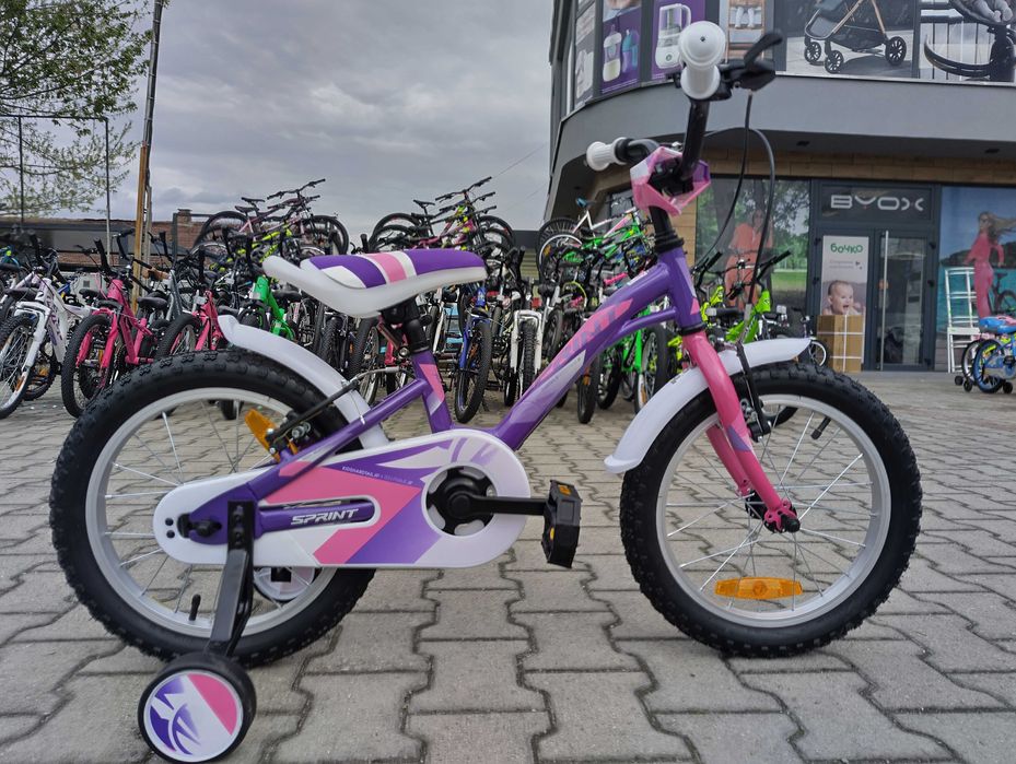 SPRINT Велосипед 16" ALICE лилав