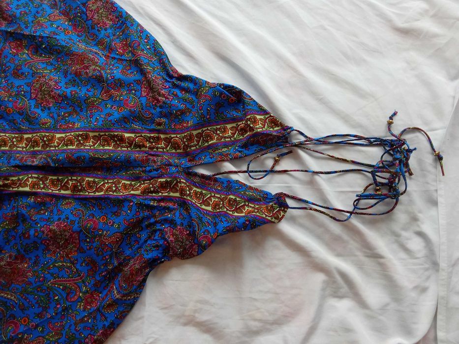 Рокля коприна бохо стил-20 евро.