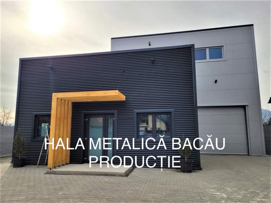 Vand hala metalica 8x18 cu panouri sandwich