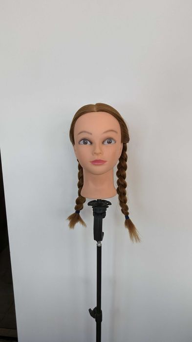 Нова метална стойка / статив за фризьорска тренировъчна глава 190см