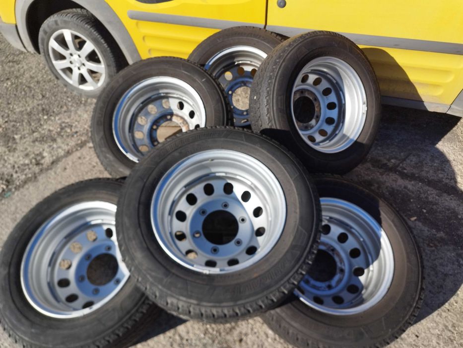 16 джанти 6х180 FORD Trasit 6J et109.5 Bridgestone 195/75/16 2018г